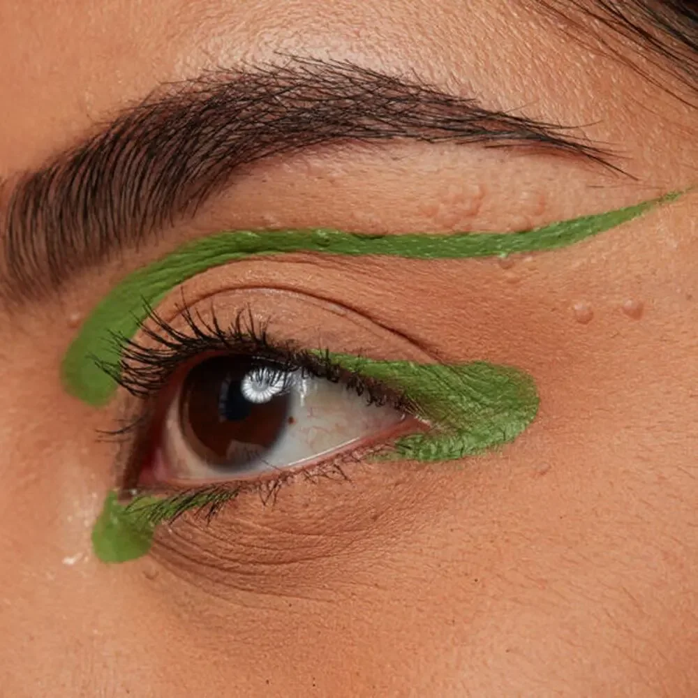 NEW NYX Vivid Brights Longwear Liquid EYE LINER Ghosted Green Prof Makeup NIP!
